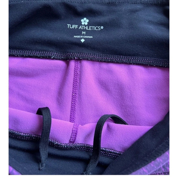 Tuff Athletics Women Purple Active Pants Medium. Excellent condition - Picture 5 of 5